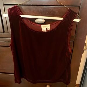 Coldwater Creek Velvet Shell